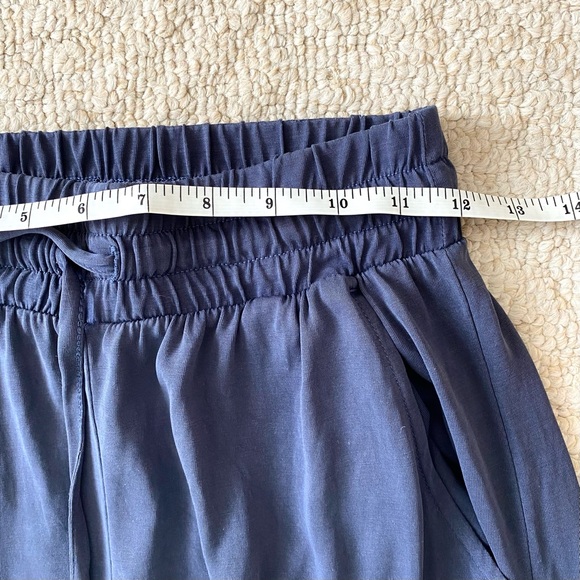 MPG XS Natural Modal Relaxed Dark Blue Cropped Joggers - Picture 4 of 11